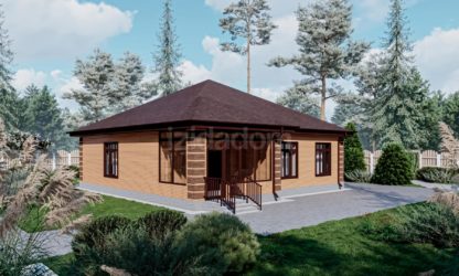Строительство домов из оцилиндрованного бревна в Москве - North Forest